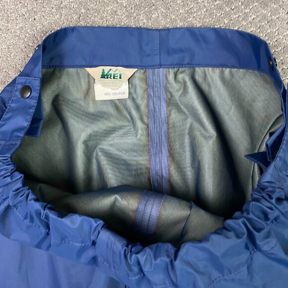 Vintage REI Gore-Tex Pants Men's Medium Tall Blue Waterproof Windbreaker Hiking - Picture 7 of 16